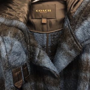 Beautiful coach hooded cape/poncho. M/L